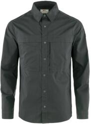 Fjällräven Мъжка риза с копчета Fjällräven Abisko Trail Shirt L/S Shirt - Dark Grey - размер XL (033-2248-0114)