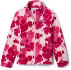 Columbia Детско поларено яке Columbia Kid's Benton Springs II Printed Fleece Fleece jacket - Pink Ice Ikatbloom - размер XXS (703-6864-0111)