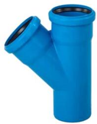 TERAPLAST Ramificatie PP scurgere izolata fonic 50X50X45 ALBASTRA ULTRA DB (4052836465603)