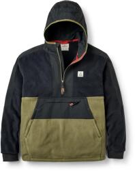 Passenger Мъжки поларен пуловер Passenger Woodland 2.0 Hooded 1/2 Zip Recycled Polar Fleece Fleece jacket - Black / Khaki (004-6982-0111)