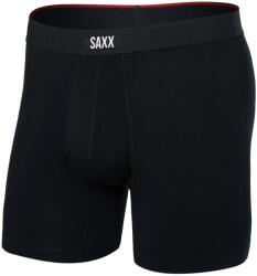 Saxx Мъжко синтетично термобельо Saxx Vibe Xtra Boxer Brief Fly Synthetic base layer - Black (014-2279-0214)