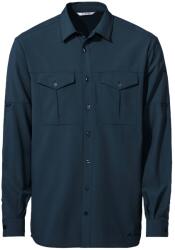 Vaude Мъжка риза с копчета Vaude Rosemoor L/S Shirt II Shirt - Dark Sea Uni - размер XXL (033-1528-0815)
