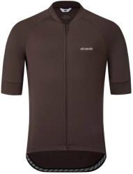 straede Мъжка фланелка с къс ръкав за колоездене straede Kaern Jersey Pro Cycling jersey - Espresso (056-4259-0114)