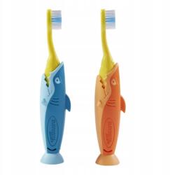 ELGYDIUM Pocket Kids Shark utazó fogkefe gyerekeknek 2-6 éves korig (3577056014826)