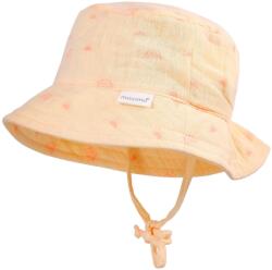maximo Шапка maximo Baby's Hat with Tie + Muslin Lining Hat - Narzisse / Sonne - размер 43 cm (904-6331-0713)
