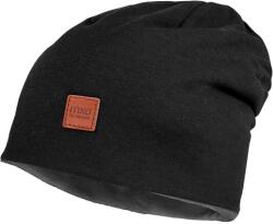 maximo Детска зимна шапка (beanie) maximo Kid's Beanie short reversible Beanie - Black / Medium Grey Melange - размер 49-51 cm (904-2934-0412)