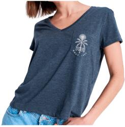 Roxy Дамска тениска Roxy Women's Laguna Green V Neck T-shirt - Anthracite - размер XS (916-6305-0111)