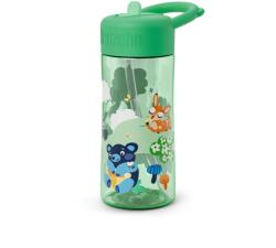 Affenzahn Детска бутилка за вода Affenzahn Kid's Kunststoff Trinkflasche Water bottle - Wilde Wiese - размер 0, 43 l (533-2363-0411)