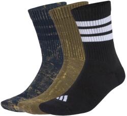 adidas Мъжки спортни чорапи adidas 3-Stripes Concept Crew WSH 3-Pack Sports socks - Aurora Ink / Olive Strata / Black / White - размер 28-30 (EU) (207-1479-0111)