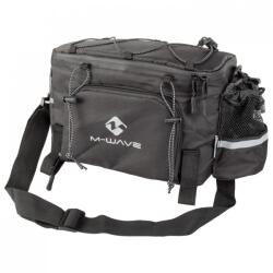 M-Wave Велосипедна дисага M-wave Amsterdam EXP Pannier - Black / Grey - размер 300 x 220 x 170/300 mm (510-4252-0111)