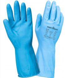 Portwest Gazdasági gumikesztyű flokkolt Erős Vegyszerálló AP76 10- XL 1 Pár (AP76BLUXL)