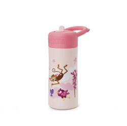 Affenzahn Детска бутилка за вода Affenzahn Kid's Edelstahl Trinkflasche Water bottle - Fabelhafte Fantasiewelt - размер 0, 43 l (533-2362-0111)