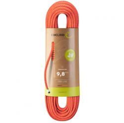 Edelrid Единично въже Edelrid Heron Eco Dry 9, 8 Single rope - Fire - размер 80 m (308-0345-0114)