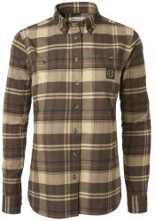 Chevalier Дамска риза с копчета Chevalier Women's Heron Flannel Shirt - Soil Brown Checked - размер 38 (EU) (133-1041-0213)