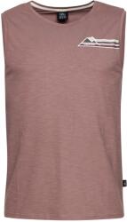 Chillaz Мъжки потник с широка презрамка Chillaz Calanques Mountain Stripes Tank top - Wine (216-8105-0214)
