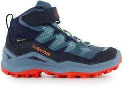 Lowa Детски туристически обувки Lowa Kid's Maddox Pro GTX Mid VC Walking boots - Navy / Smoke Blue - размер 37 (EU) (702-4383-0425)