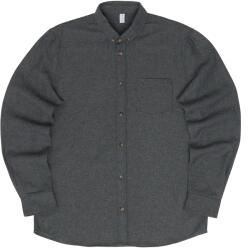 Mazine Мъжка риза с копчета Mazine Melange Flannel Shirt - Black Melange (033-2777-0111)