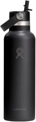 Hydro Flask Термо бутилка Hydro flask Standard Flex Straw Cap Insulated bottle - Black II - размер 621 ml (533-1527-2911)
