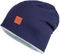 maximo Детска зимна шапка (beanie) maximo Kid's Beanie short reversible Beanie - Navy Melange / Metal Melange - размер 47-49 cm (904-2934-0315)