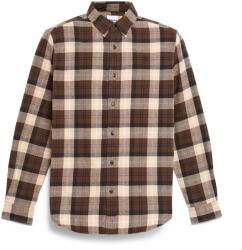 Timberland Мъжка риза с копчета Timberland Midweight Flannel Check Shirt - Chocolate Brown Yd - размер XXL (033-2858-0215)