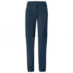 Vaude Дамски панталон със свалящи крачоли Vaude Women's Farley Stretch Zip Off T-Zip Pants II Walking trousers - Dark Sea - размер 38 (110-0760-0413)