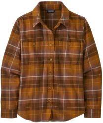 Patagonia Дамска риза с копчета Patagonia Women's Fjord Flannel Shirt - Happy Camper: Shelter Brown - размер XS (133-1066-0411)