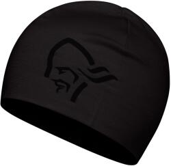 Norrøna Зимна шапка (beanie) Norrøna /29 PureUll180 Beanie - Caviar Black - размер One Size (904-6167-0111)