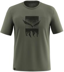 Salewa Мъжка спортна тениска Salewa Eagle 3Cime T-Shirt Sport shirt - Faded Green - размер 54 (EU) (216-6026-0115)