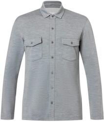 super. natural Мъжка риза с копчета super. natural Adventure Shirt Merino shirt - Cashmere Grey Melange - размер XXL (216-4298-0515)