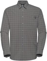 MAMMUT Мъжка риза с копчета Mammut Lenni Longsleeve Shirt - Steel / Black - размер XXL (033-2467-0415)
