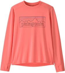 Patagonia Детска спортна тениска Patagonia Kid's L/S Cap SW T-Shirt Sport shirt - P-6 Outline: Pickled Pink - размер XXL (704-4467-0516)