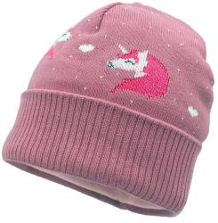 maximo Зимна шапка (beanie) maximo Girl's Unicorn Beanie with Turn-up and Lining Beanie - Foxglove / Sun Pink - размер 47-49 cm (904-2929-0312)