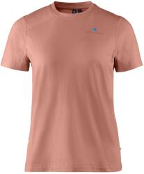Klättermusen Дамска тениска Klättermusen Women's Root Logo S/S Tee T-shirt - Cedar Rose (916-6430-0113)