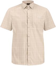 Jack Wolfskin Мъжка риза с копчета Jack Wolfskin Norbo S/S Shirt - Check Oyster - размер XXL (033-3068-0315)