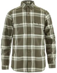 Fjällräven Мъжка риза с копчета Fjällräven Övik Lite Flannel Shirt - Laurel Green / Chalk White - размер XXL (033-3162-0215)