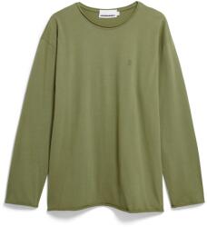 ARMEDANGELS Мъжка блуза с дълъг ръкав ARMEDANGELS Jaames Longsleeve Brushed Longsleeve - Fatigue Green (216-8457-0212)