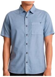Roark Мъжка риза с копчета Roark Made to Fade S/S Woven Shirt - Washed Slate - размер XL (033-3048-0314)