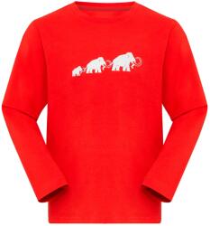 Mammut Детска блуза с дълъг ръкав Mammut Kid's Mammut Core Longsleeve Logo Longsleeve - Mammut Red - размер 104 (EU) (704-5544-0211)