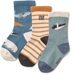 LIEWOOD Детски спортни чорапи LIEWOOD Kid's Silas Socks 3-Pack Sports socks - Arctic Sea / Ocean View - размер 19-21 (EU) (207-2282-0112)