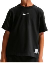Nike Детска спортна тениска Nike Kid's Pro Dri-FIT Short-Sleeve Training Top Sport shirt - Black / White (704-6167-0114)