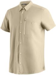 Maier Sports Мъжка риза с копчета Maier Sports Magos S/S Shirt - Brown Rice - размер 54 (EU) (033-3176-0115)