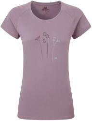 Mountain Equipment Дамска тениска Mountain equipment Women's Mountain Flower Tee T-shirt - Allium - размер 34 (EU) (916-5950-0111)
