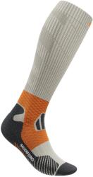 Bauerfeind Sports Мъжки чорапи за бягане Bauerfeind Sports Trail Run Compression Socks Running socks - Gravel Chalk - размер 46-49 (201-8090-0119)