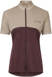 Vaude Фланелка с къс ръкав за колоездене Vaude Women's Matera Full Zip Tricot Cycling jersey - Dark Oak - размер 38 (EU) (156-1318-0812)