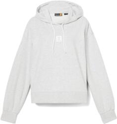 Timberland Дамски суичър Timberland Women's Stack Logo Loop Back Hoodie - Light Grey Melange (117-3171-0313)