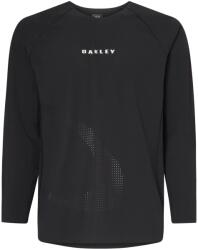 Oakley Мъжка фланелка с дълъг ръкав за колоездене Oakley Seeker Whip L/S Jersey Cycling jersey - Pitch Black - размер XXL (056-3984-0215)