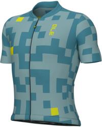 Alé Мъжка фланелка с къс ръкав за колоездене Alé Pragma Pixel S/S Jersey Cycling jersey - Ash Grey - размер XXL (056-3950-0117)