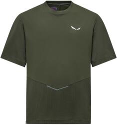 Salewa Мъжка спортна тениска Salewa Pedroc Dry Hyb T-Shirt Sport shirt - Dark Olive - размер 46 (EU) (216-8513-0111)
