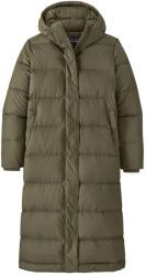 Patagonia Дамско палто Patagonia Women's Silent Down Long Parka Coat - Basin Green (102-3151-0613)