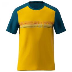 Zimtstern Мъжка фланелка с къс ръкав за колоездене Zimtstern Trailflowz Shirt S/S Cycling jersey - Burnt Yellow / French Navy - размер XXL (056-2087-0115)